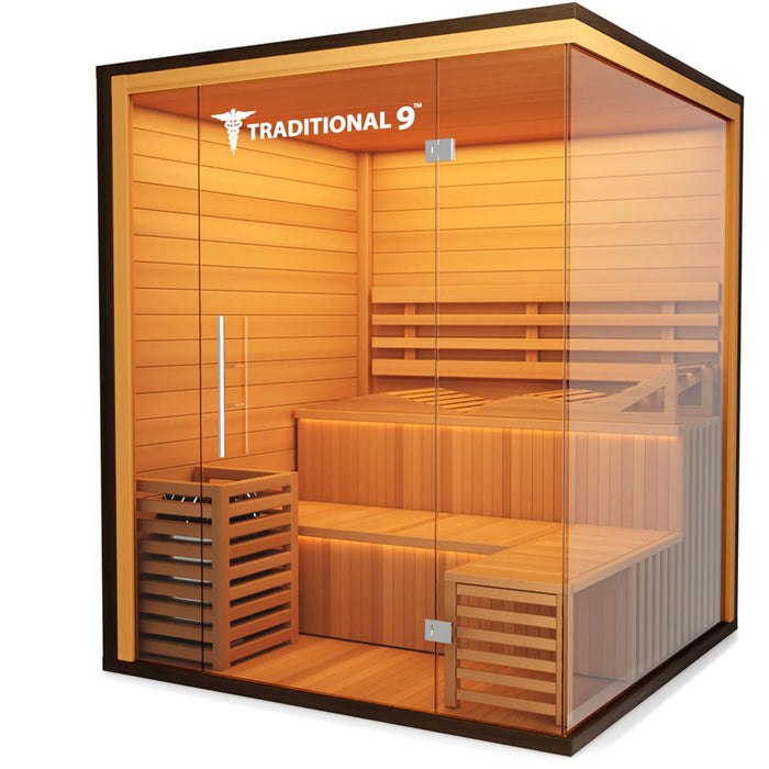 Traditional9Plus - Indoor Sauna - 6 Person - MobilityActive