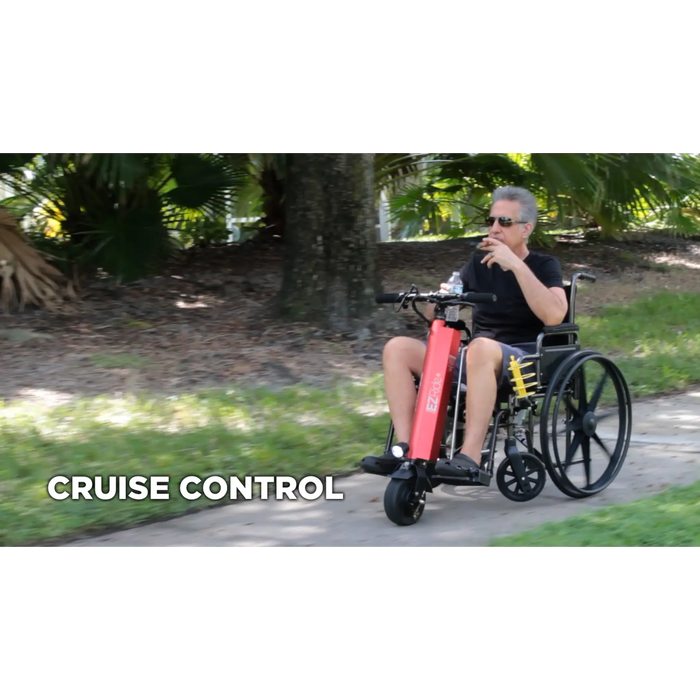 EZ Ride+ Wheelchair Power Assist Attachment - 12mph - MobilityActive -  Shield Innovations