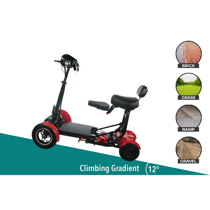 ComfyGo MS-3000 Foldable Mobility Scooter - 2 seat options