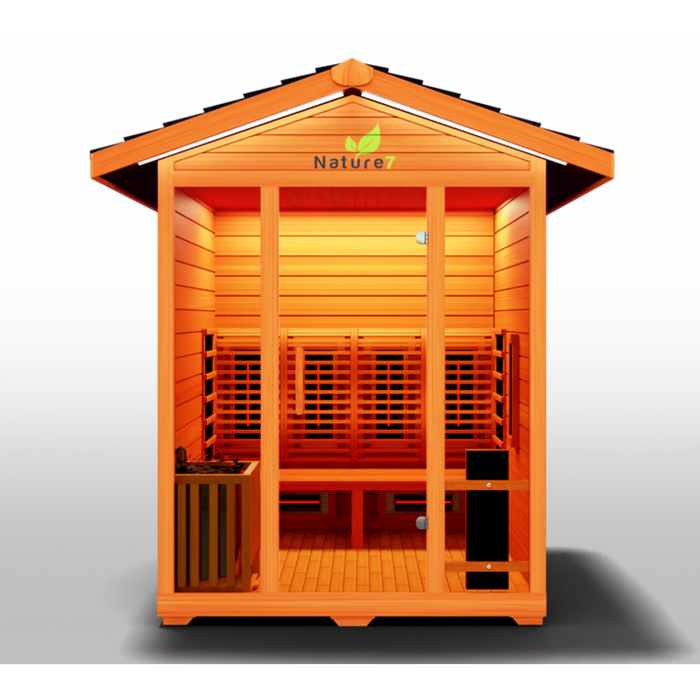 Nature7 - Outdoor Sauna - 4 Person - MobilityActive -  Medical Breakthrough