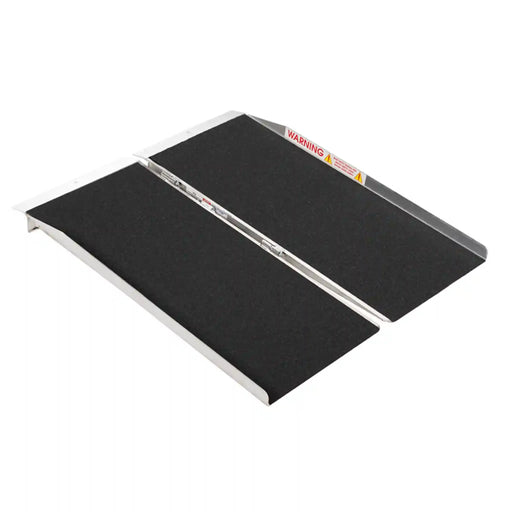 PVI Single Fold Threshold Ramp (2ft to 6ft Aluminum) - MADE IN USA - MobilityActive -  PVI Manufacturing