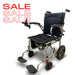Journey Air Light weight electric wheelchair with right hand joystick facing toward you