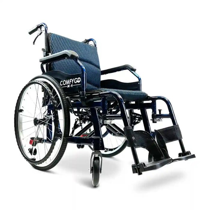 ComfyGo X-1 Lightweight Manual Wheelchair - MobilityActive -  ComfyGO