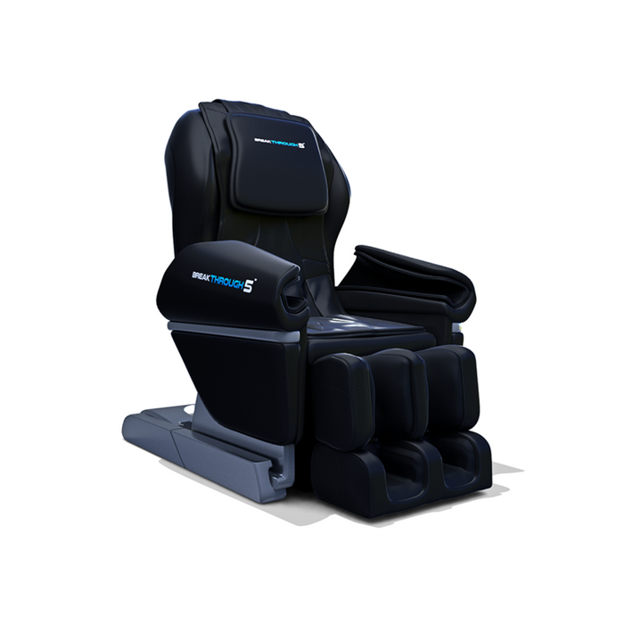 Medical Breakthrough 5 massage chair front facing on angle to right 