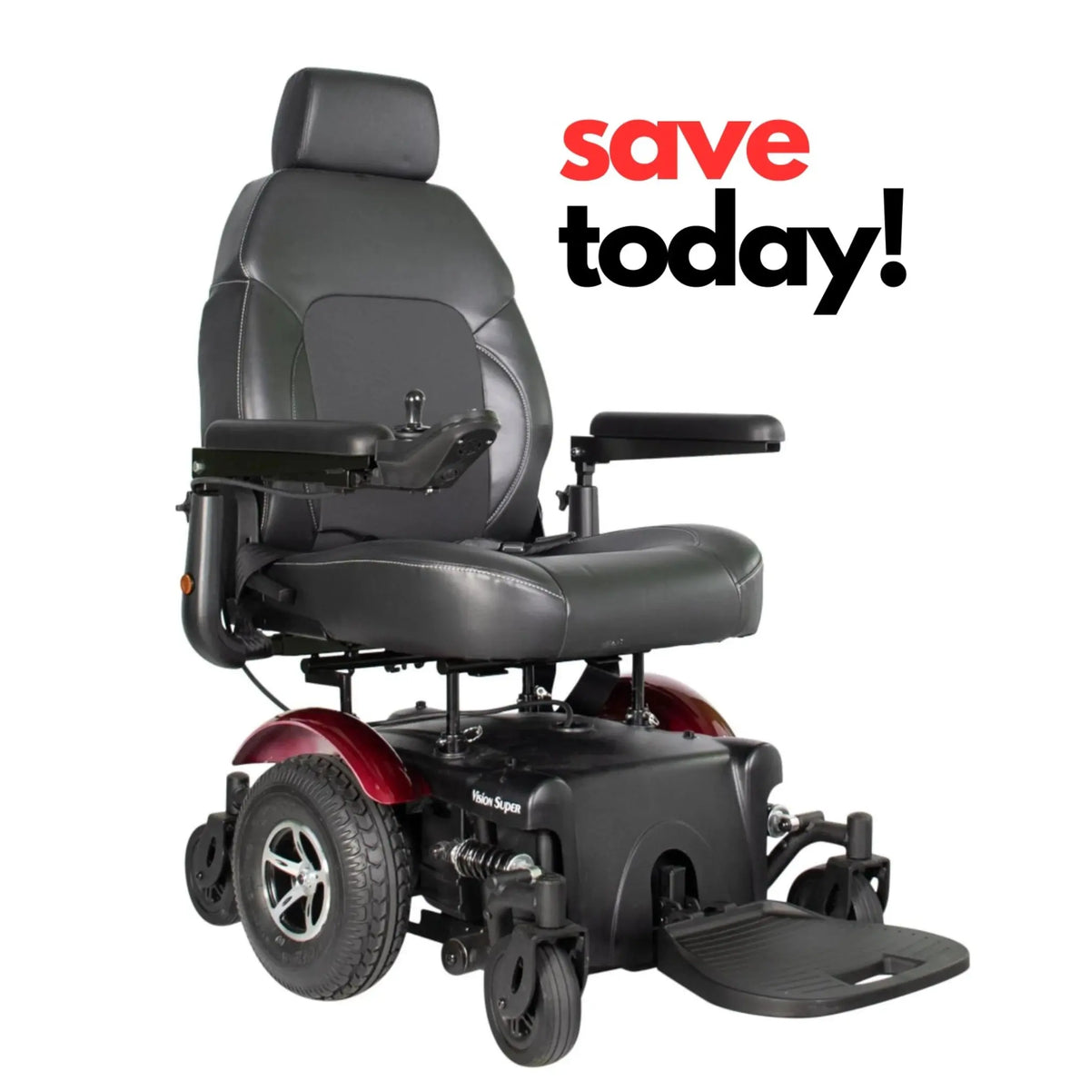 Merits Vision Super (P327) Power Chair - HEAVY DUTY - MobilityActive