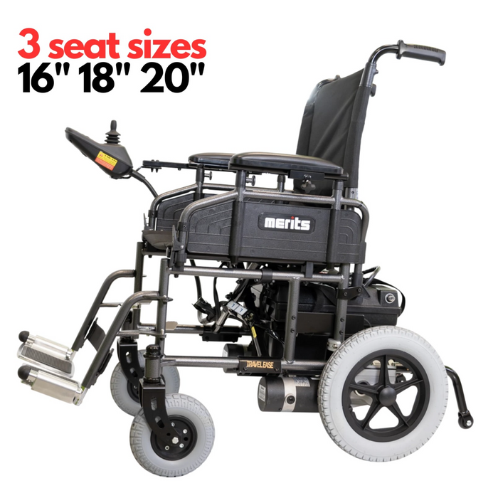 Merits Travel-Ease (P101) - Folding Wheelchair