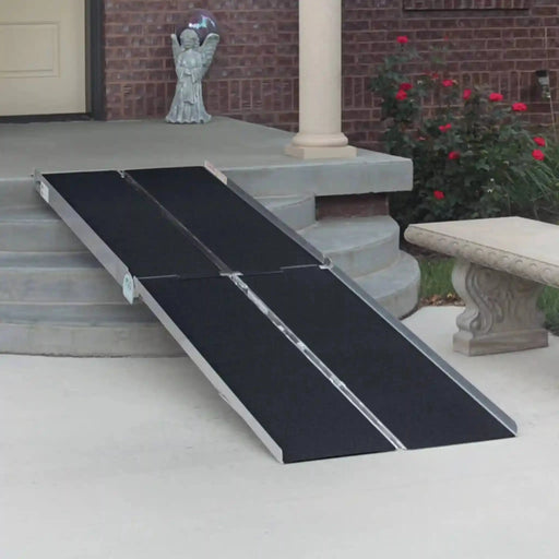 PVI Multifold Ramp (5ft to 8ft Aluminum) - MADE IN USA - MobilityActive -  PVI Manufacturing