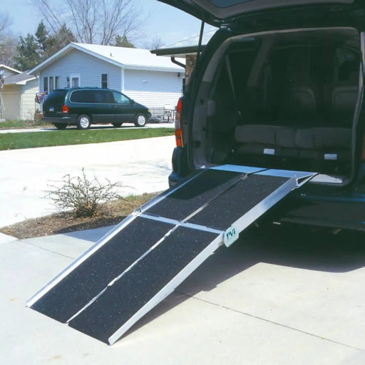 PVI Multifold Reach Ramp (6ft to 8ft Aluminum) - MADE IN USA - MobilityActive -  PVI Manufacturing