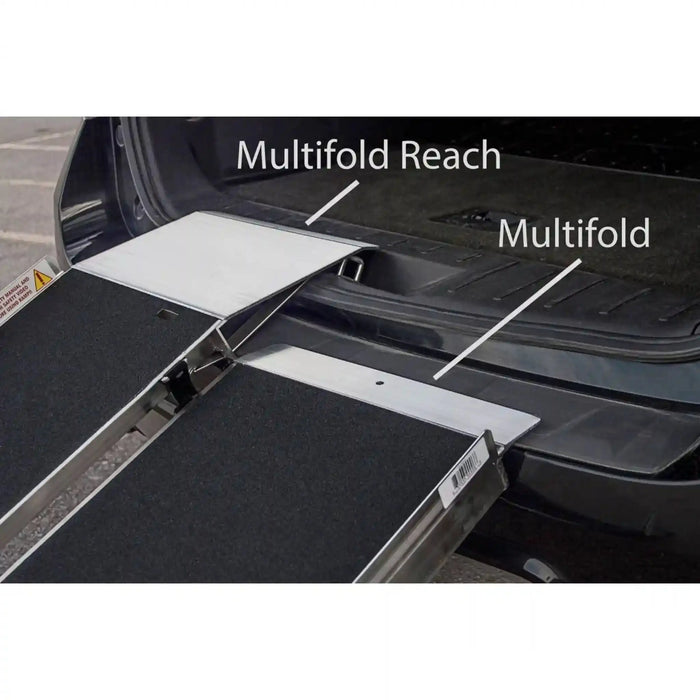 PVI Multifold Reach Ramp (6ft to 8ft Aluminum) - MADE IN USA - MobilityActive -  PVI Manufacturing