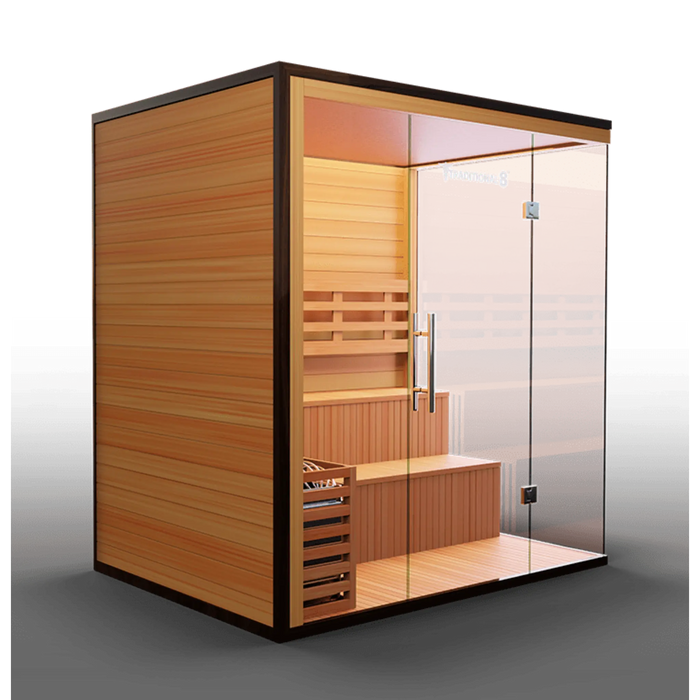 Traditional8Plus - Indoor Sauna - 6 Person - MobilityActive- Medical Breakthrough