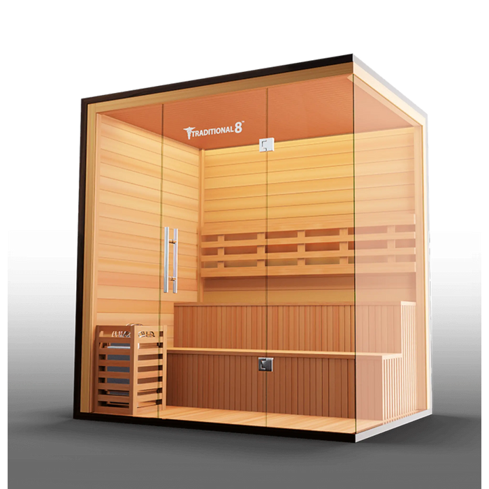 Traditional8Plus - Indoor Sauna - 6 Person - MobilityActive- Medical Breakthrough