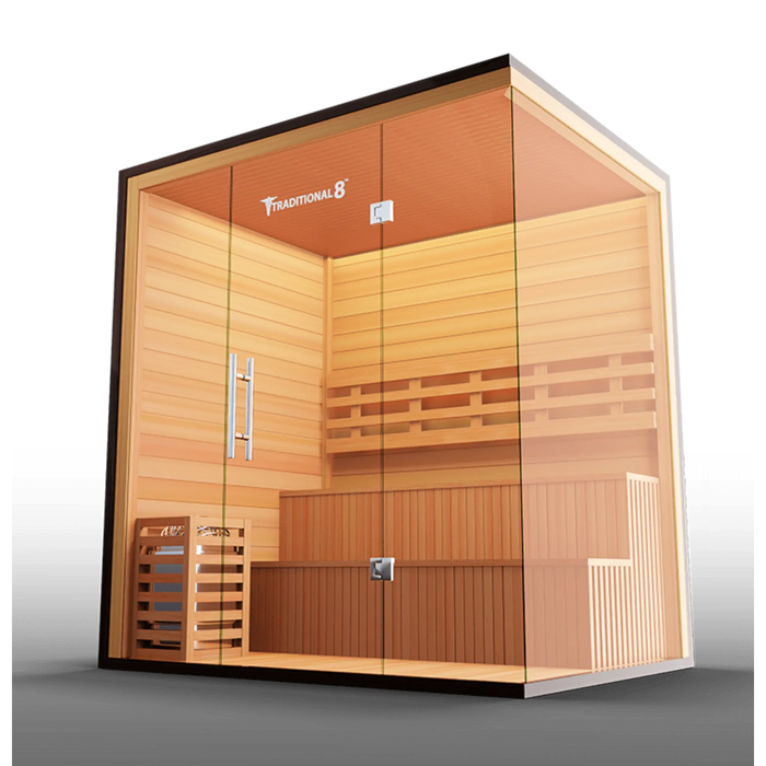 Traditional8Plus - Indoor Sauna - 6 Person - MobilityActive- Medical Breakthrough